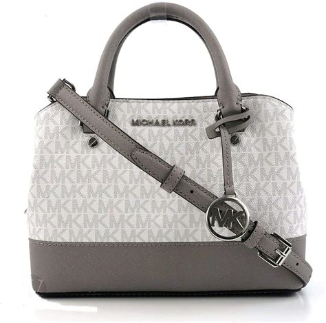 white and gray michael kors purse|michael kors grey purse outlet.